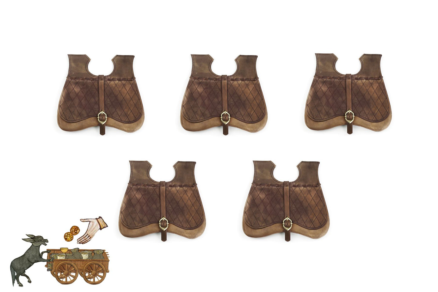 Belt pouch - kidney angled - ready to ship