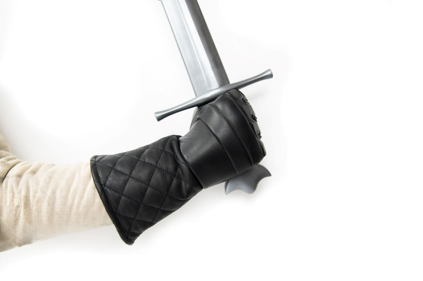 Padded fencing gloves