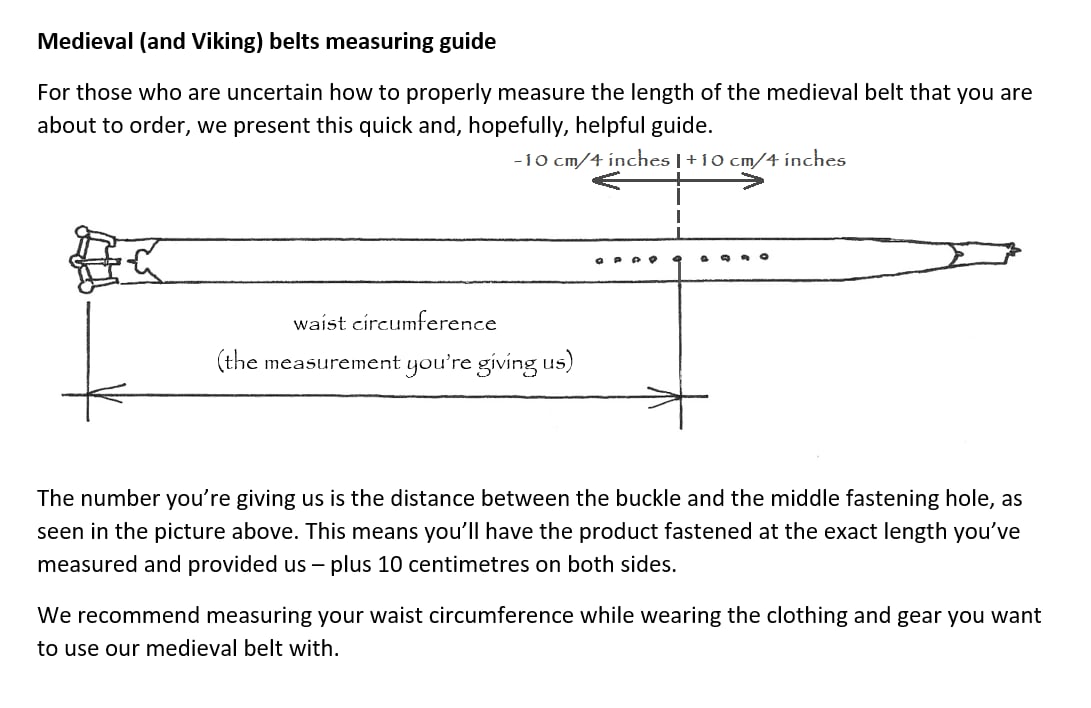 Medieval belt - Gothic type IV