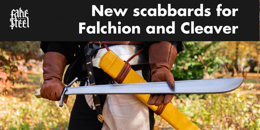 new scabbards for falchion blade