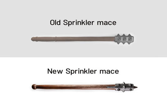 New and improved Sprinkler mace