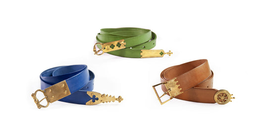 New medieval leather belts!