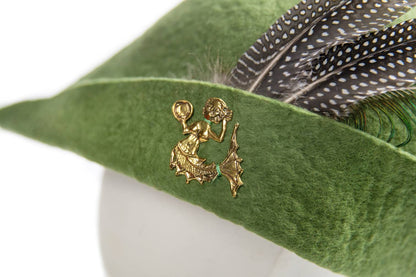 Badge - Mermaid (brass)