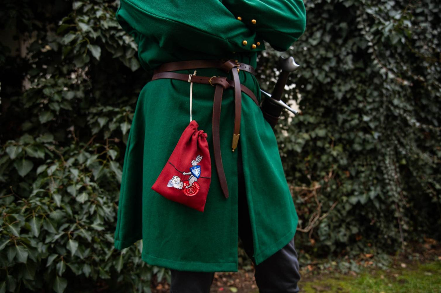 Embroidered bag - Rabbit rider