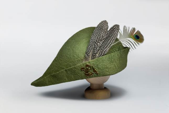 Guinea fowl feather