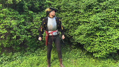 LARP blaster demonstration video medieval weapon firing action