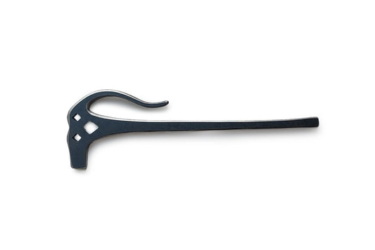 steel ramrod for LARP blaster cleaning tool with hook