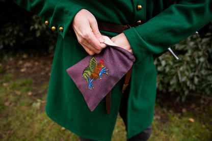 Embroidered bag - Cockatrice