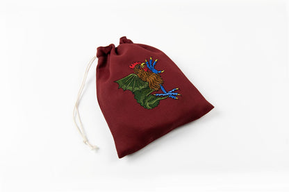 Embroidered bag - Cockatrice