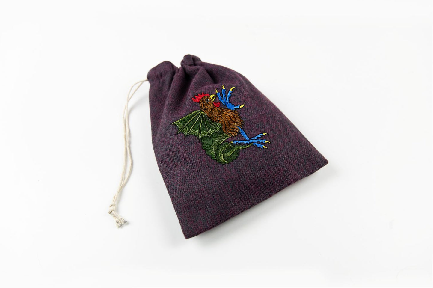 Embroidered bag - Cockatrice