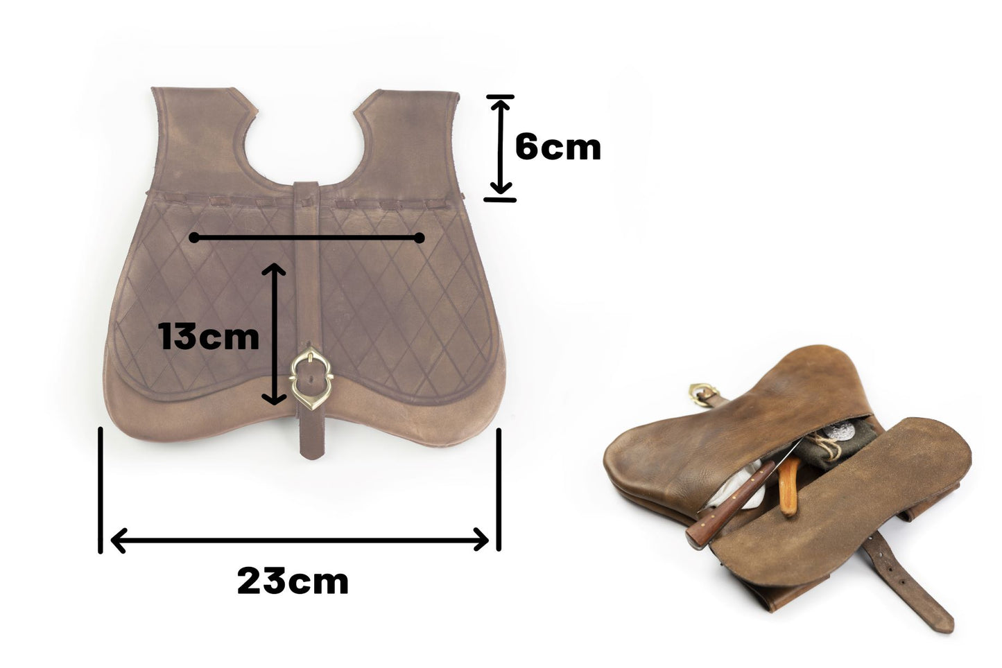 Belt pouch - kidney angled - ready to ship