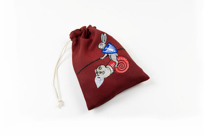 Embroidered bag - Rabbit rider