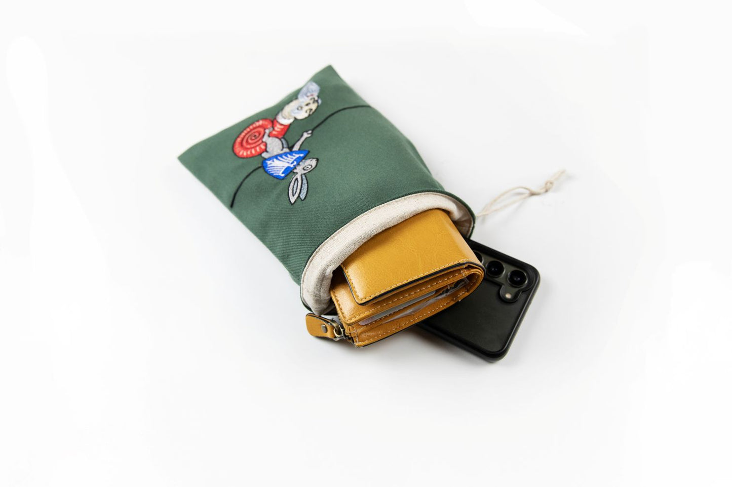 Embroidered bag - Rabbit rider
