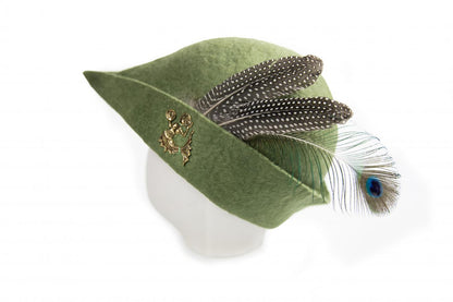 Guinea fowl feather