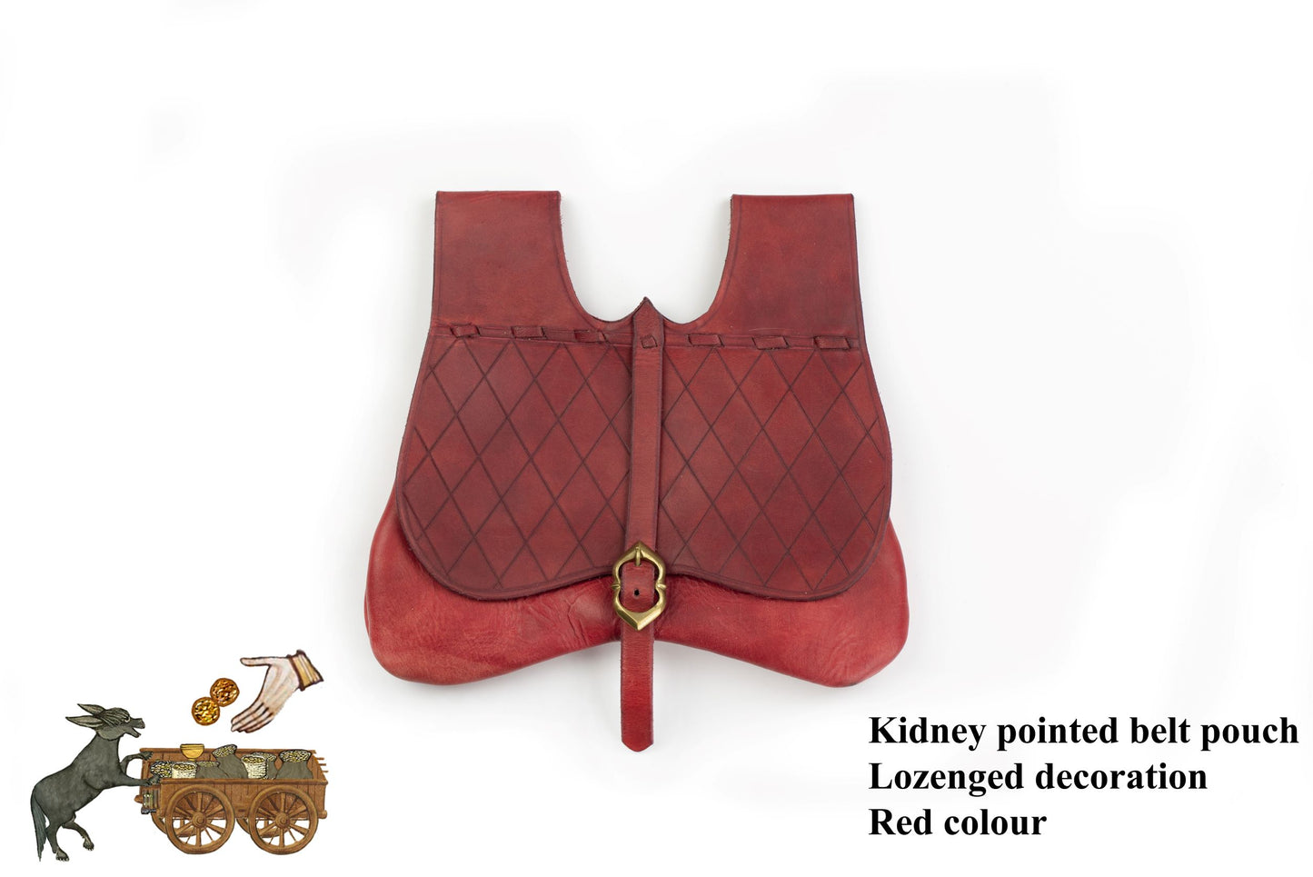 Belt pouch - kidney pointed